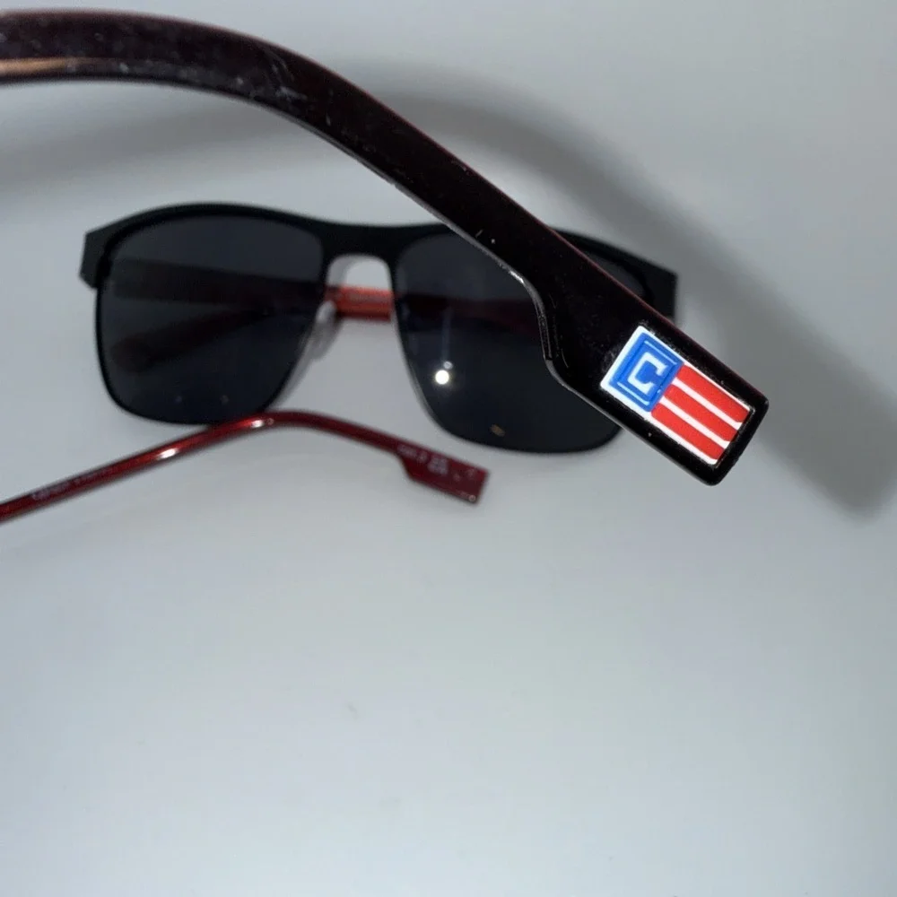 Lot of 2 pairs Authentic Chaps x Foster Grant Sunglasses- Silver & Black Aviator